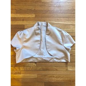 Formal Satin Bolero